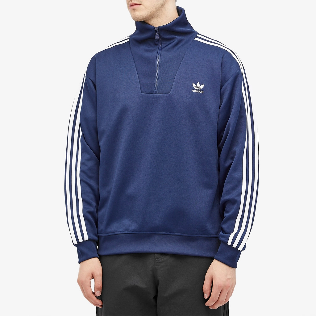 Adidas Originals Men's Funnelneck Track Top Night Indigo